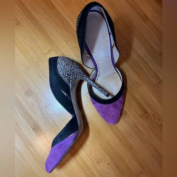 Enzo Anciolini sexy stilettos -purple and pony - Picture 2 of 4